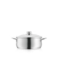 Lav gryte med glasslokk 16 cm rustfritt stål 1,5 L Diadem Plus - WMF forfra