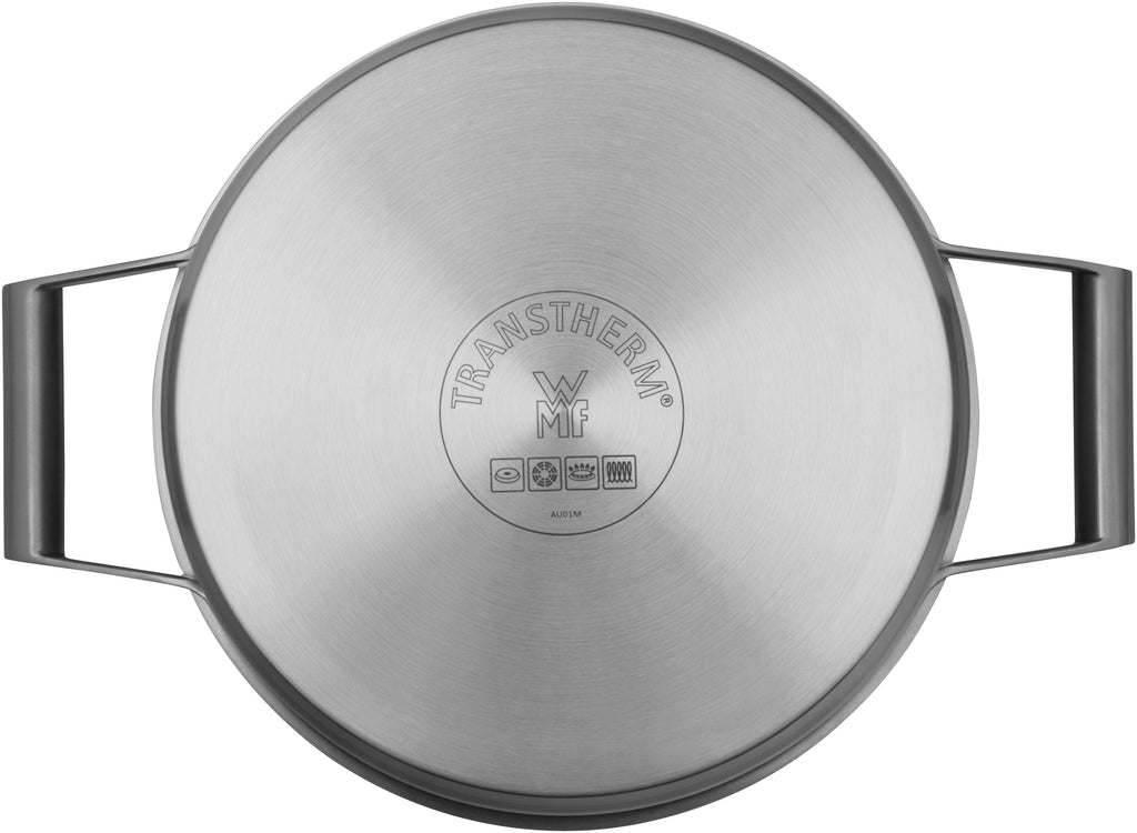 Nærbilde av lokk til lav gryte med lokk 20 cm rustfritt stål 2,5 L Comfort Line - WMF