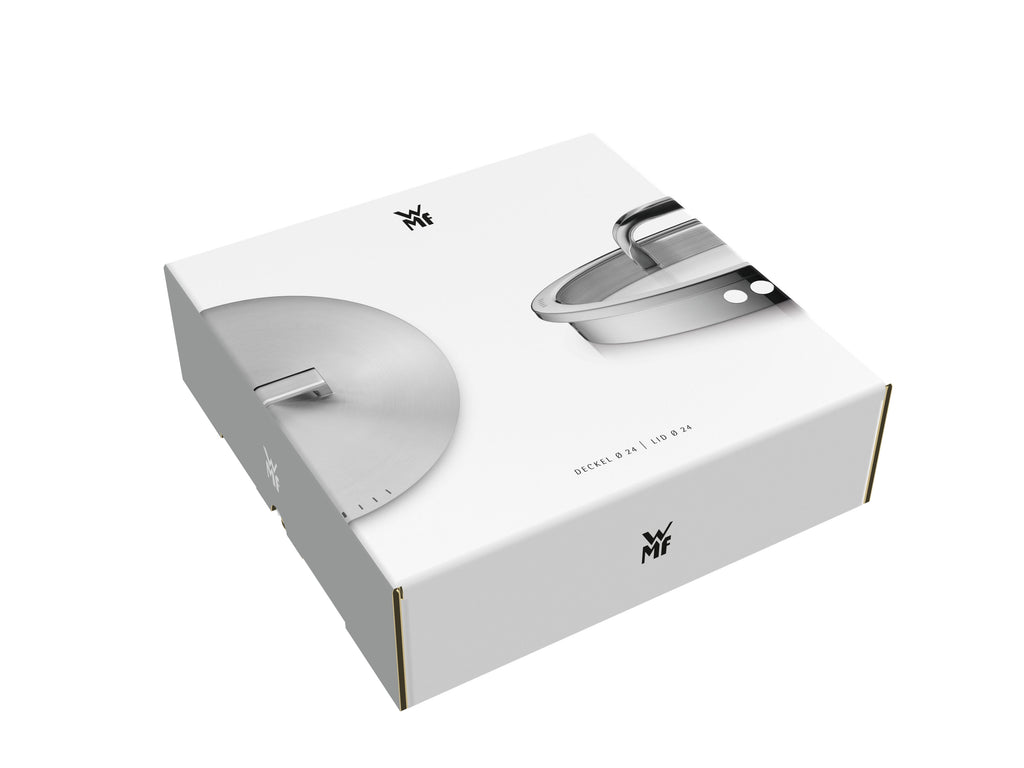 Lokk rustfritt stål 24 cm Ultimate Cool+ - WMF fra siden