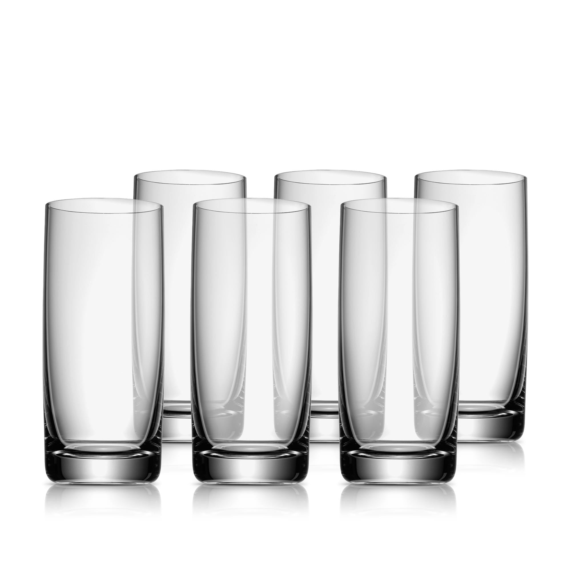 Longdrinkglass krystall 35 cL 6-delt sett forfra