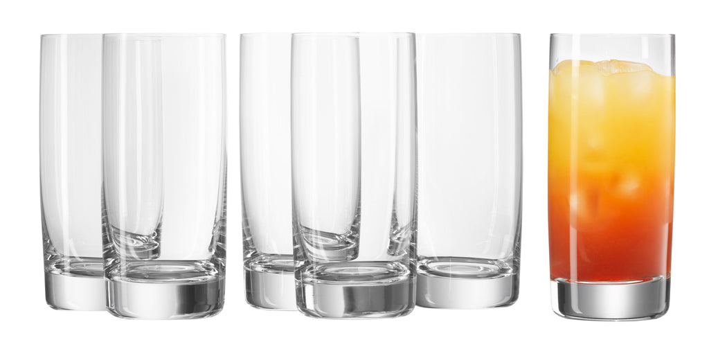 Longdrinkglass krystall 35 cL 6-delt sett bakside