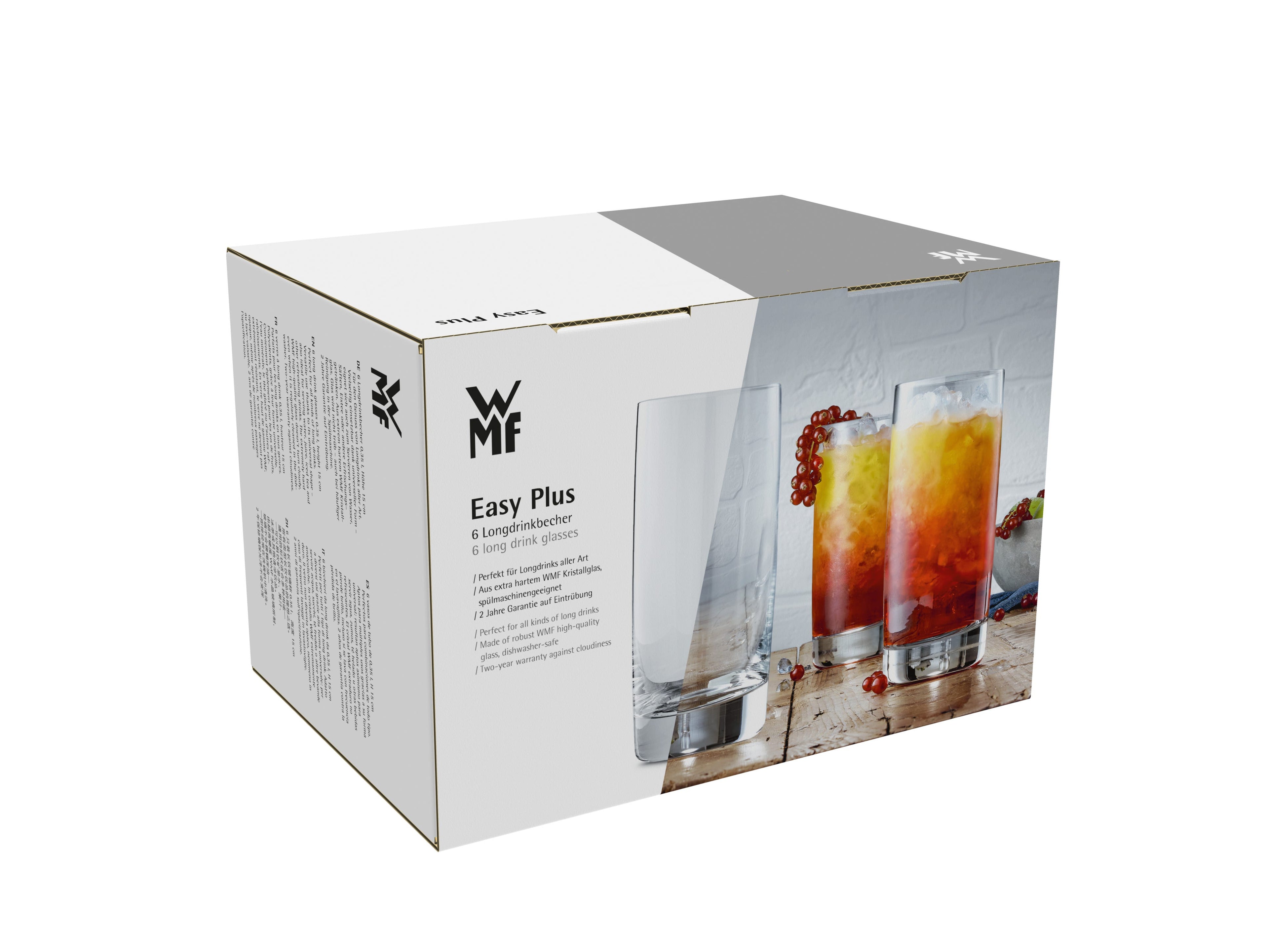 Longdrinkglass krystall 35 cL 6-delt sett nærbilde