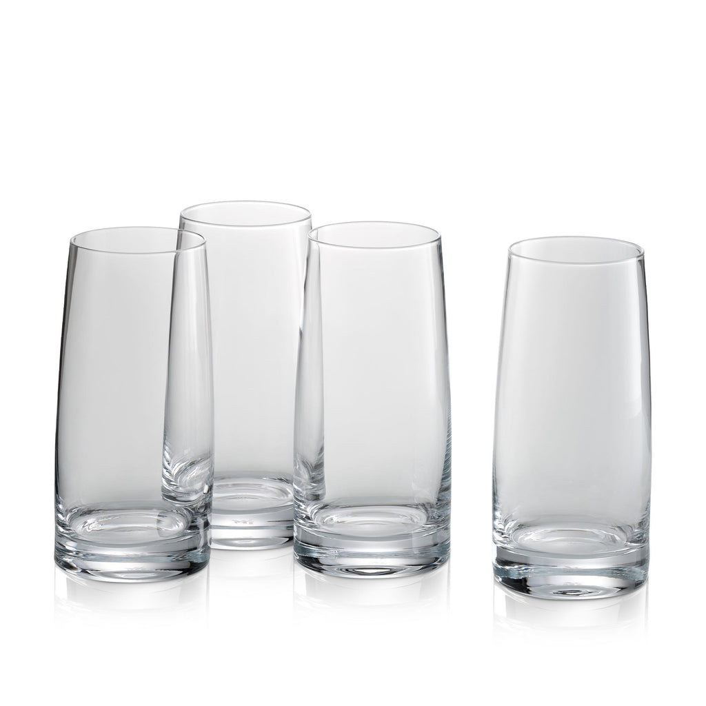 Longdrinkglass krystall 36 cL 4-delt sett Kineo forfra