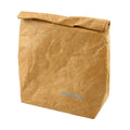 Lunsjpose isolert med borrelås 20x29 cm papirlook forfra