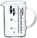 Målebeger borosilikatglass 0,5 L med skala WMF forfra