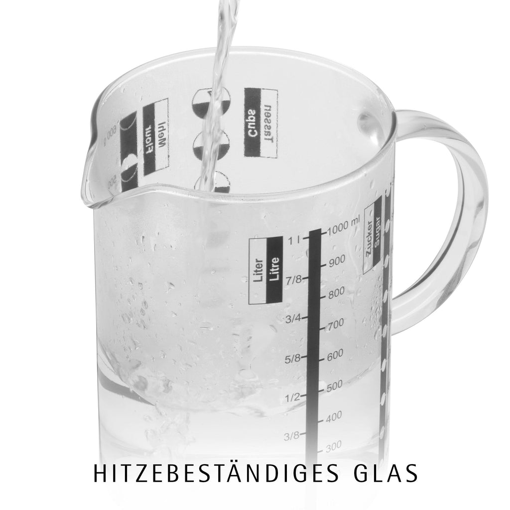 Nærbilde av skala på Målebeger borosilikatglass 1,0 L med skala - WMF