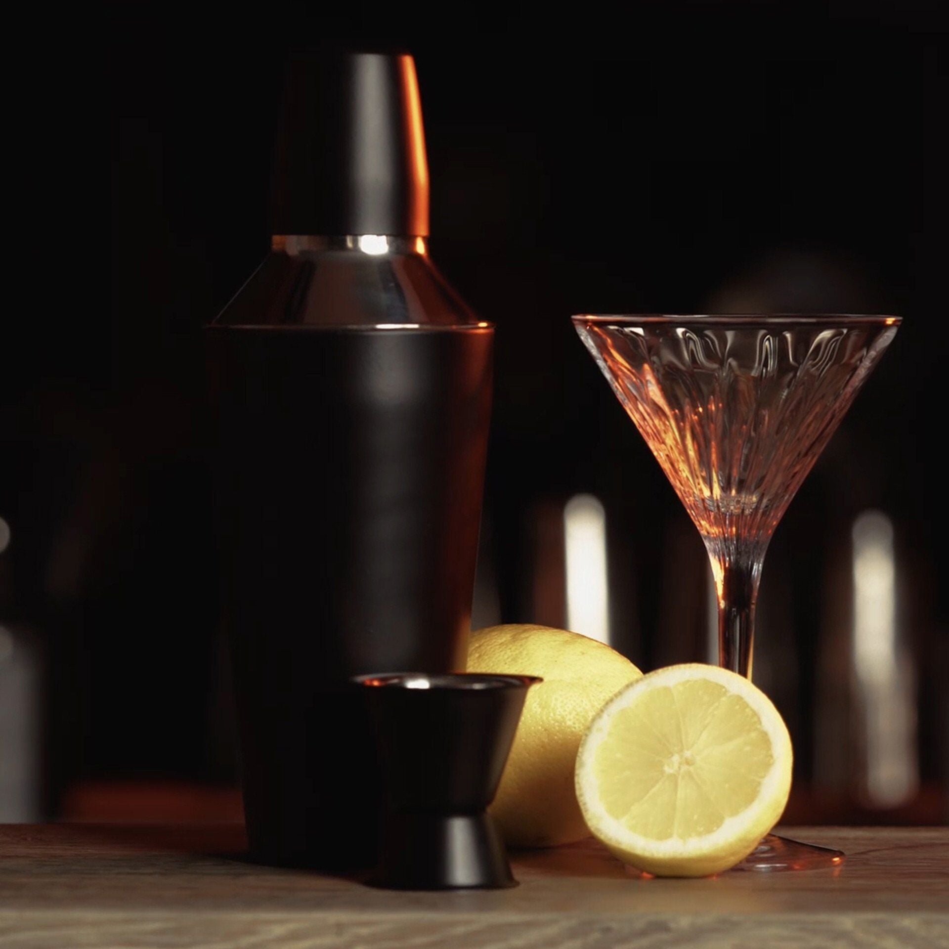 Detalj av Måleskje jigger 2/4 cL rustfritt stål svart Specter