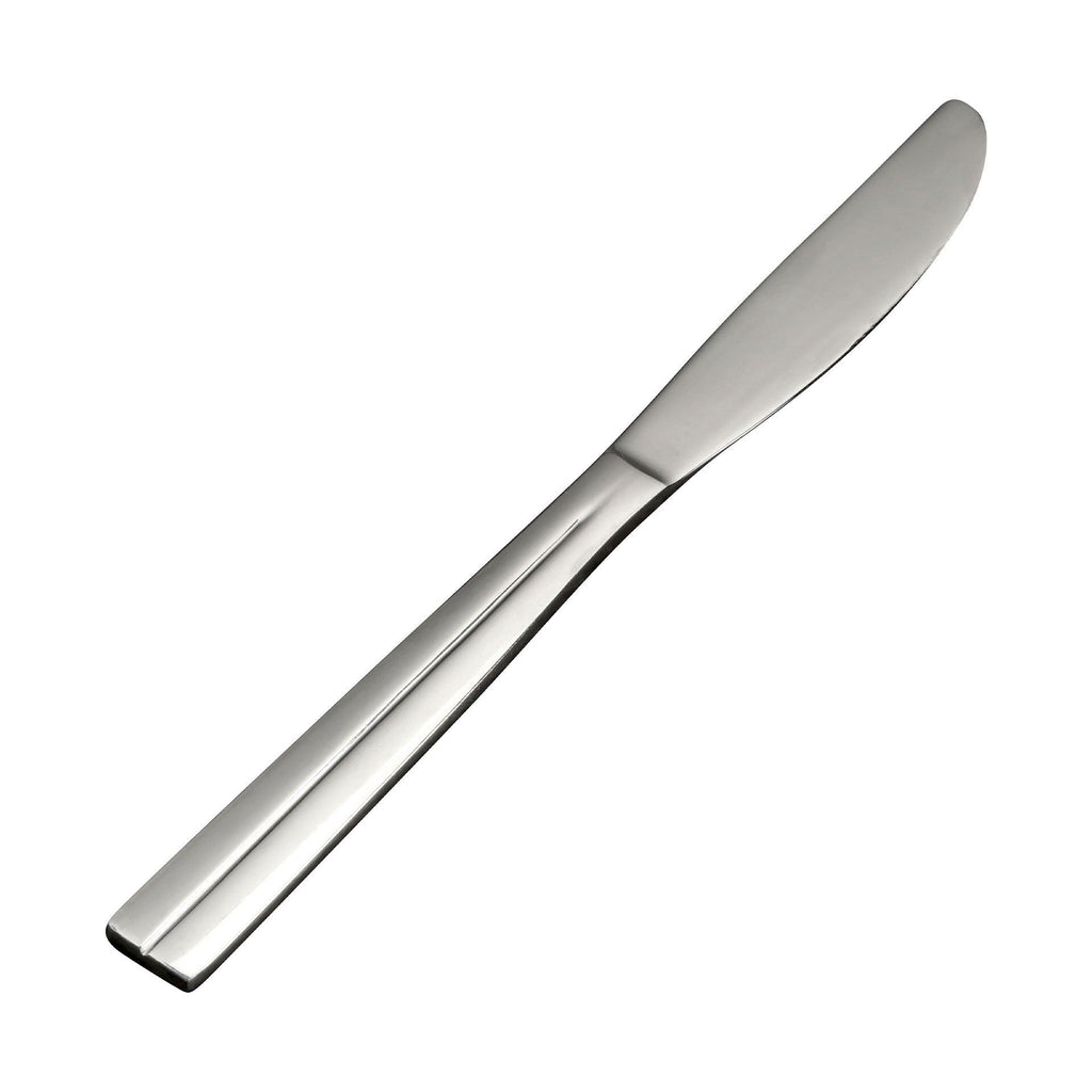 Middagskniv Mailand rustfritt stål 22 cm - Nirosta forfra