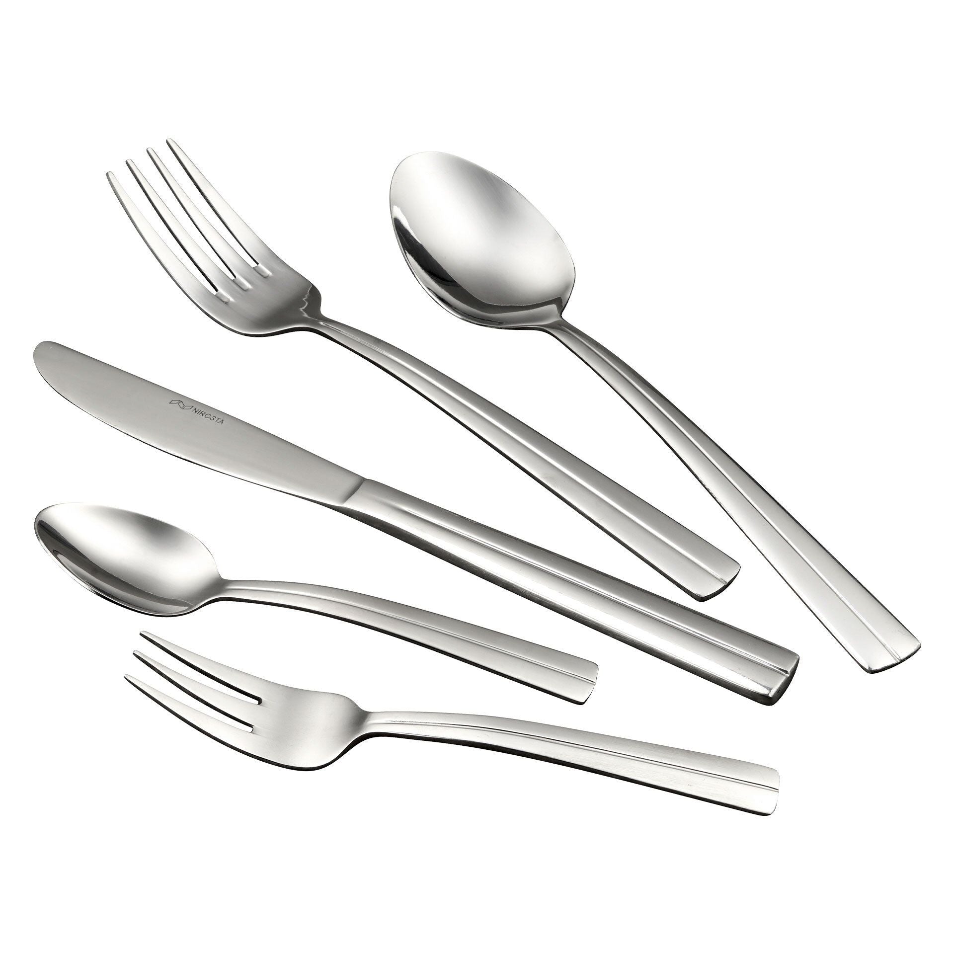 Middagskniv Mailand rustfritt stål 22 cm - Nirosta bakside