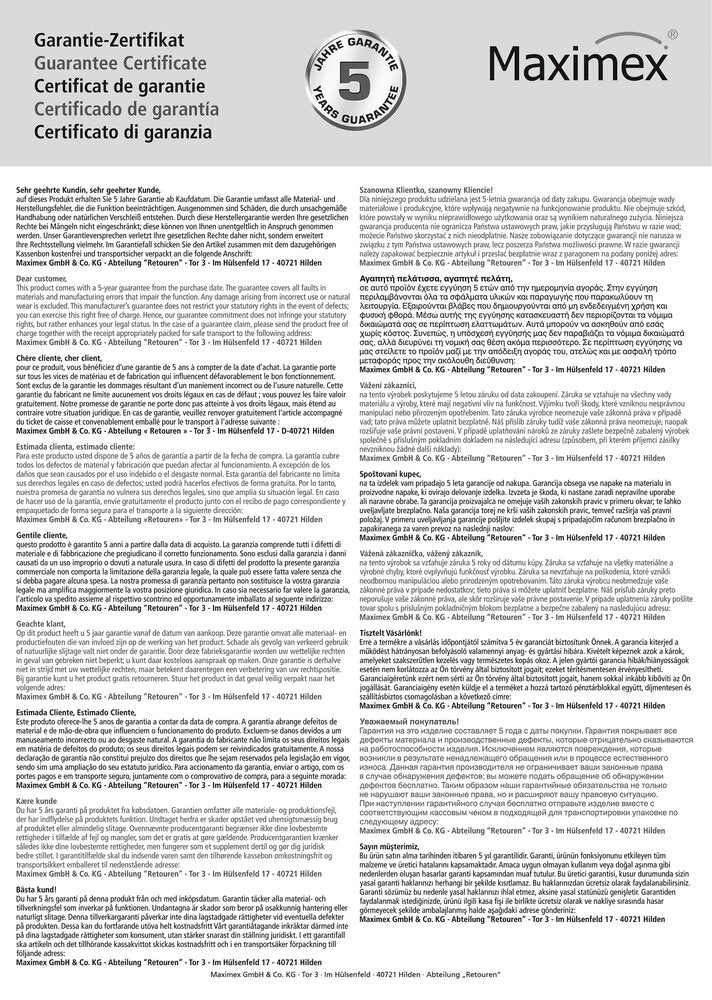 Oppbevaring av mikrofiberkost med teleskopskaft og knekkledd antistatisk fra Maximex