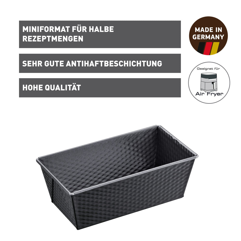 Detalj av non-stick belegg på Mini brødform 20 cm non-stick karbonstål - Kaiser