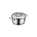 Mini gryte med lokk 14 cm rustfritt stål 0,9 L induksjon foran
