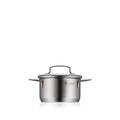 Mini gryte med lokk 12 cm rustfritt stål 0,7 L induksjon - WMF forfra