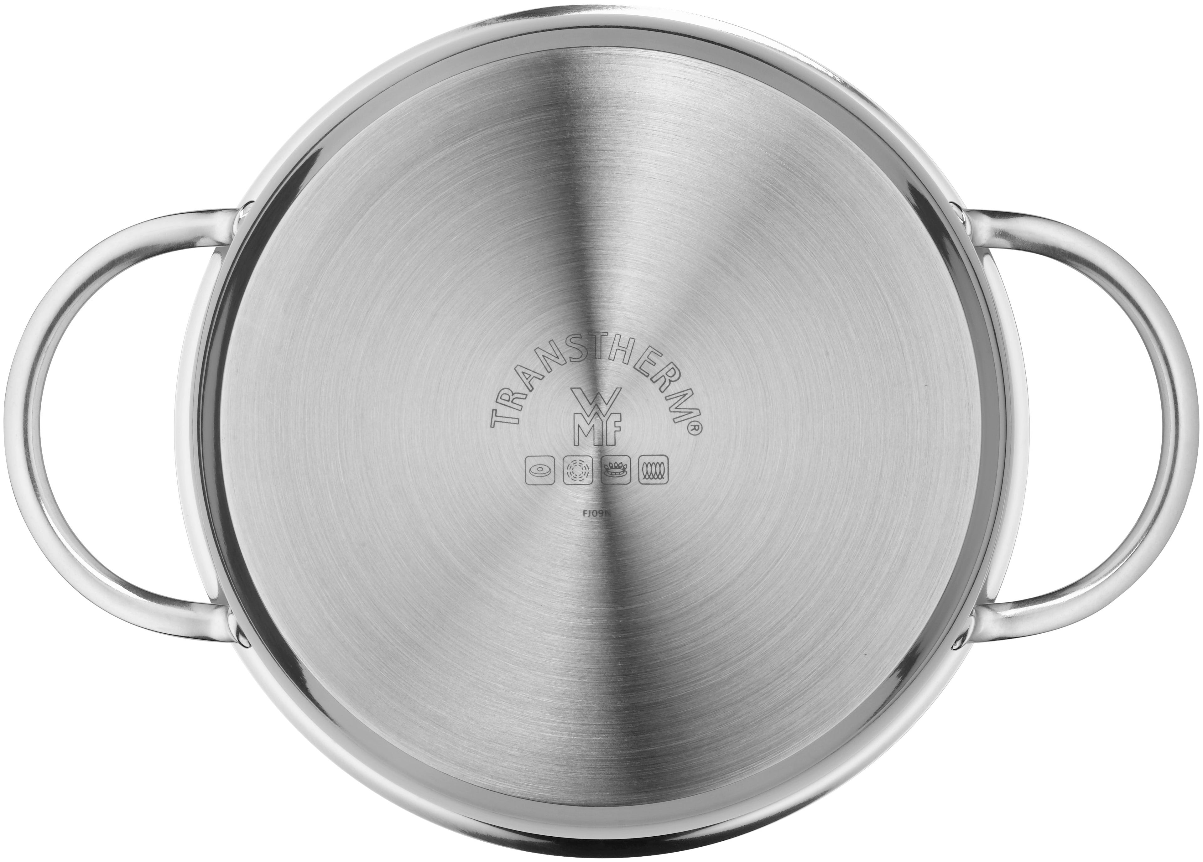 Detaljbilde av lokket på Mini gryte med lokk 16 cm rustfritt stål 1,5 L induksjon - WMF