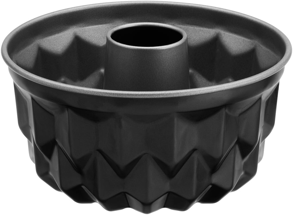 Mini gugelhupfform geometrisk 17 cm non-stick karbonstål Kaiser forfra