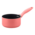 Mini kasserolle rosa Ø14 cm keramisk non-stick forfra