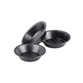 Mini pizzaplate rund Ø10 cm 3-delt sett non-stick forfra