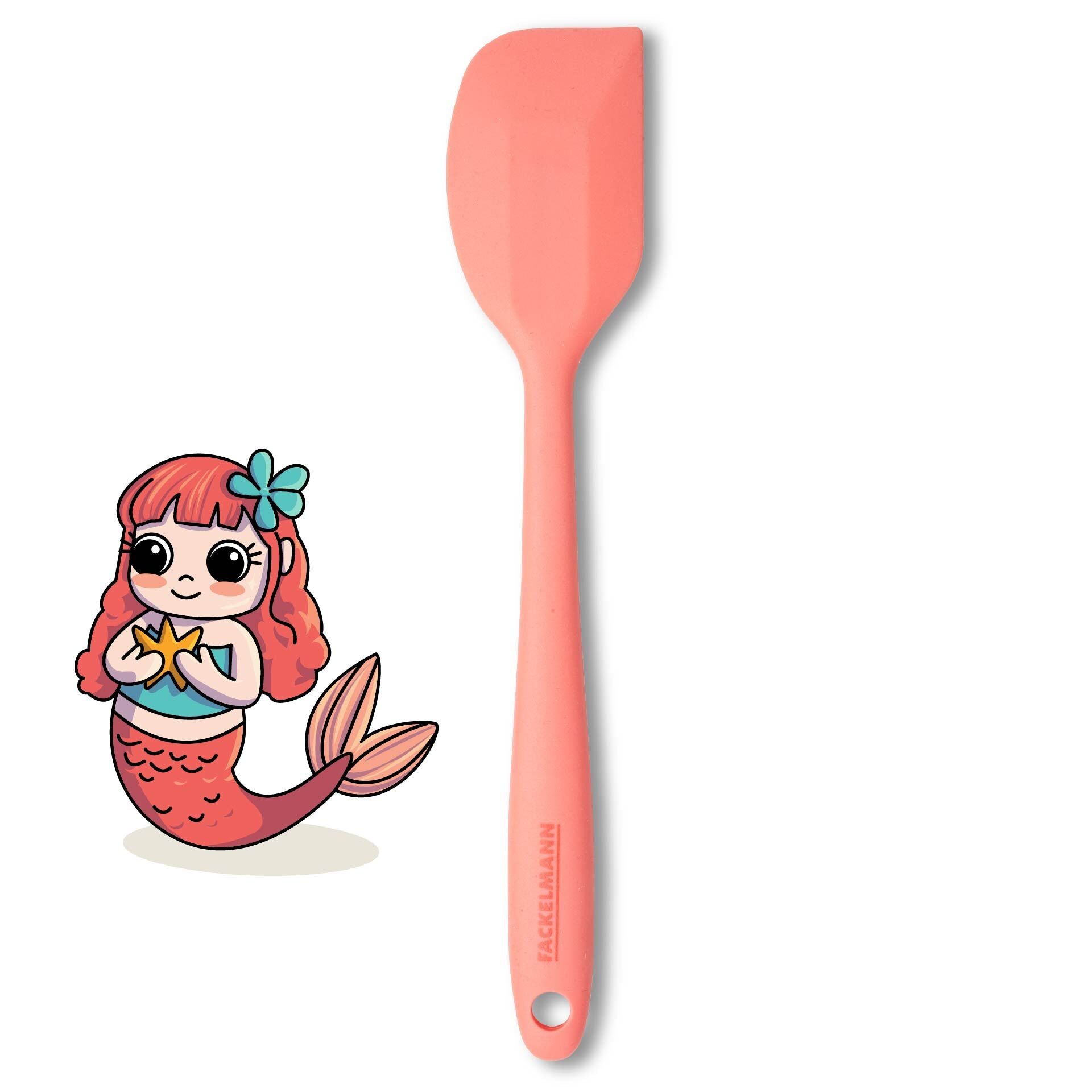 Detalj av Mini sleiv rosa silikon 21 cm - Fackelmann silikonblad