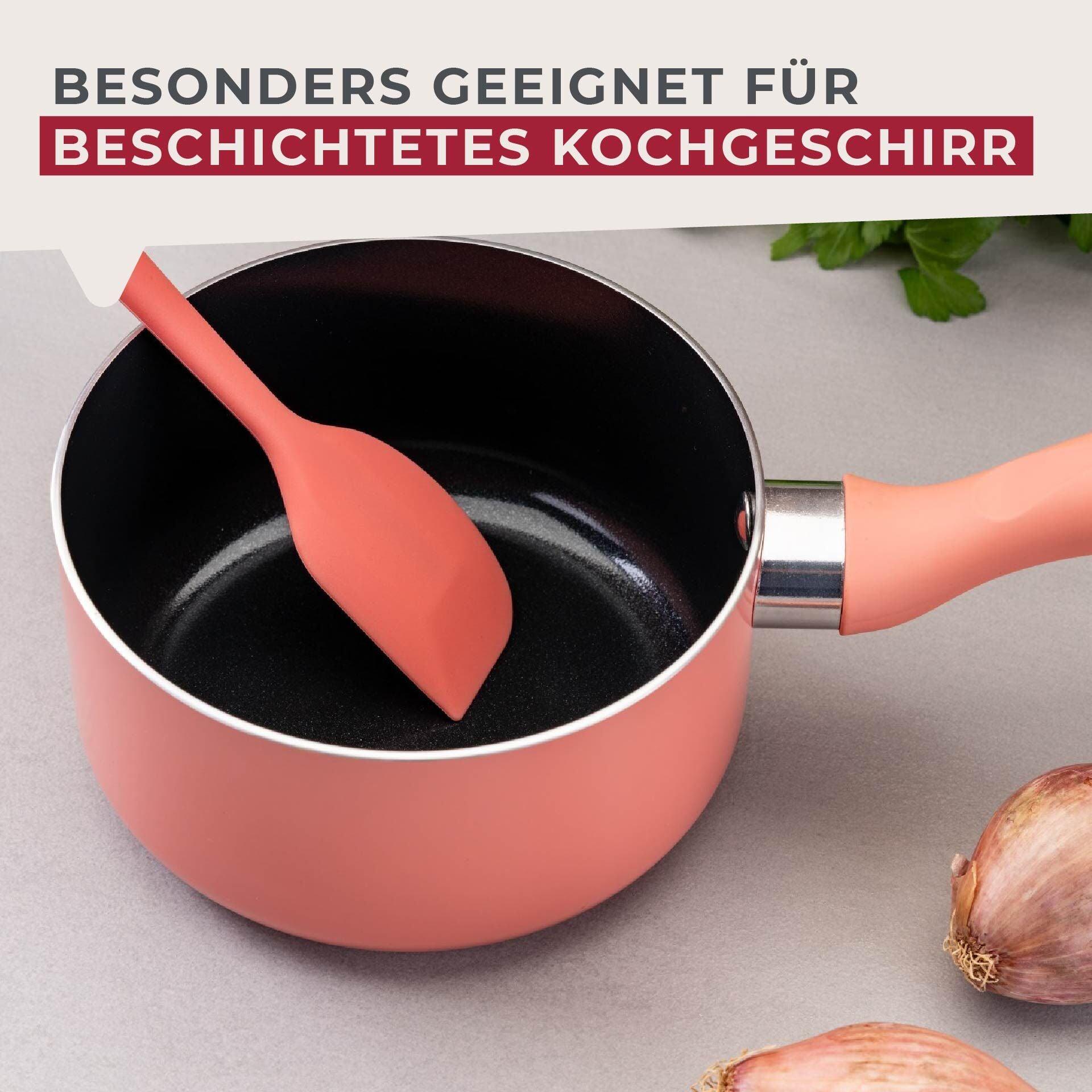 Mini sleiv rosa silikon 21 cm - Fackelmann helhetlig oversikt