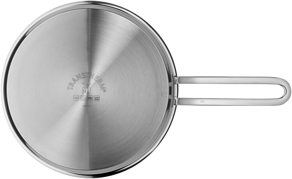 Mini stekepanne 18 cm non-stick rustfritt stål induksjon nærbilde av belegg