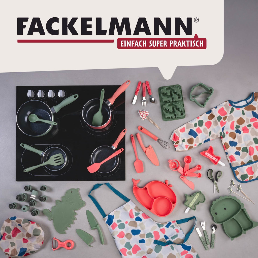 Mini stekespade silikon grønn 21 cm med slisser - Fackelmann helhet