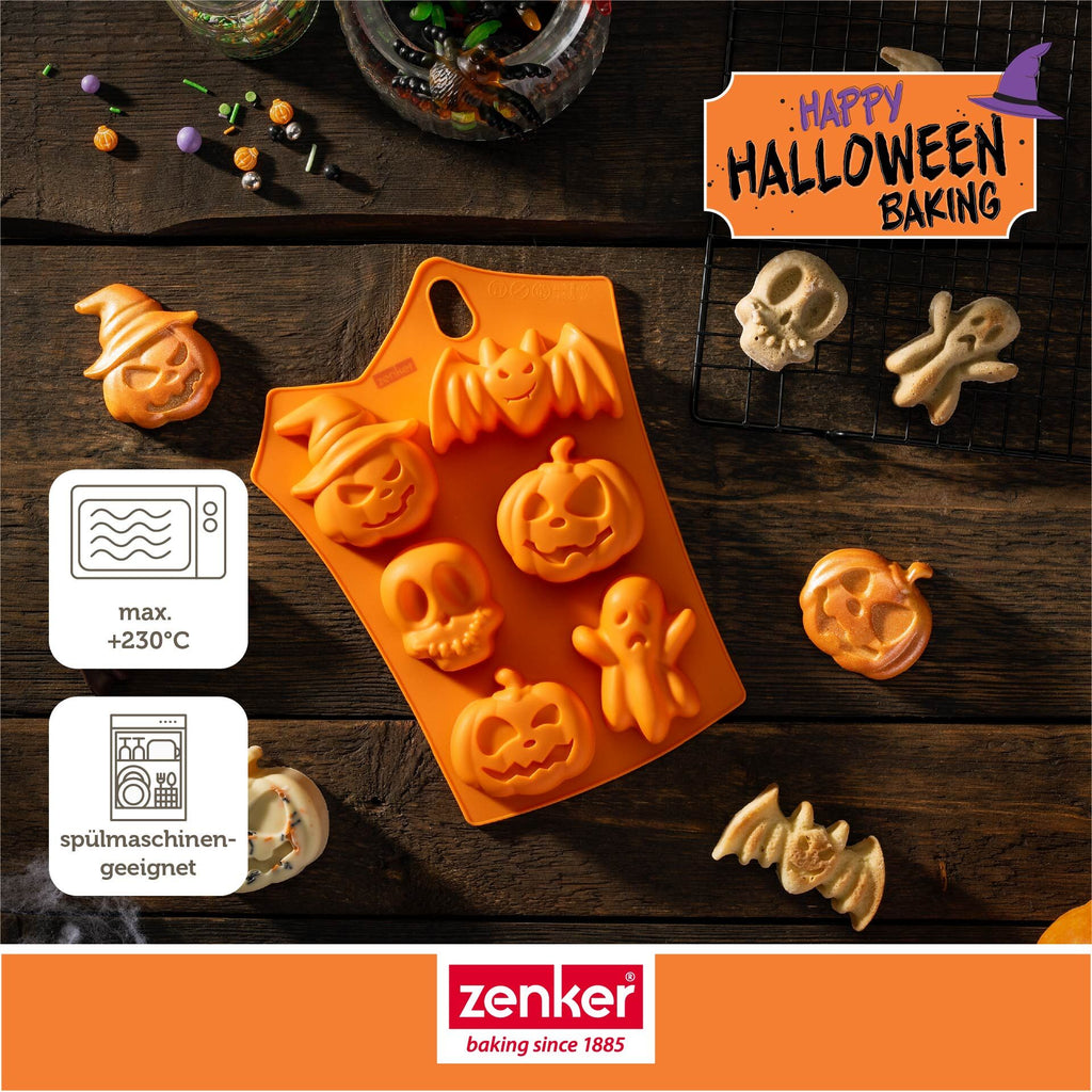 Minikakeform/iskubittform silikon halloween 6 former detalj