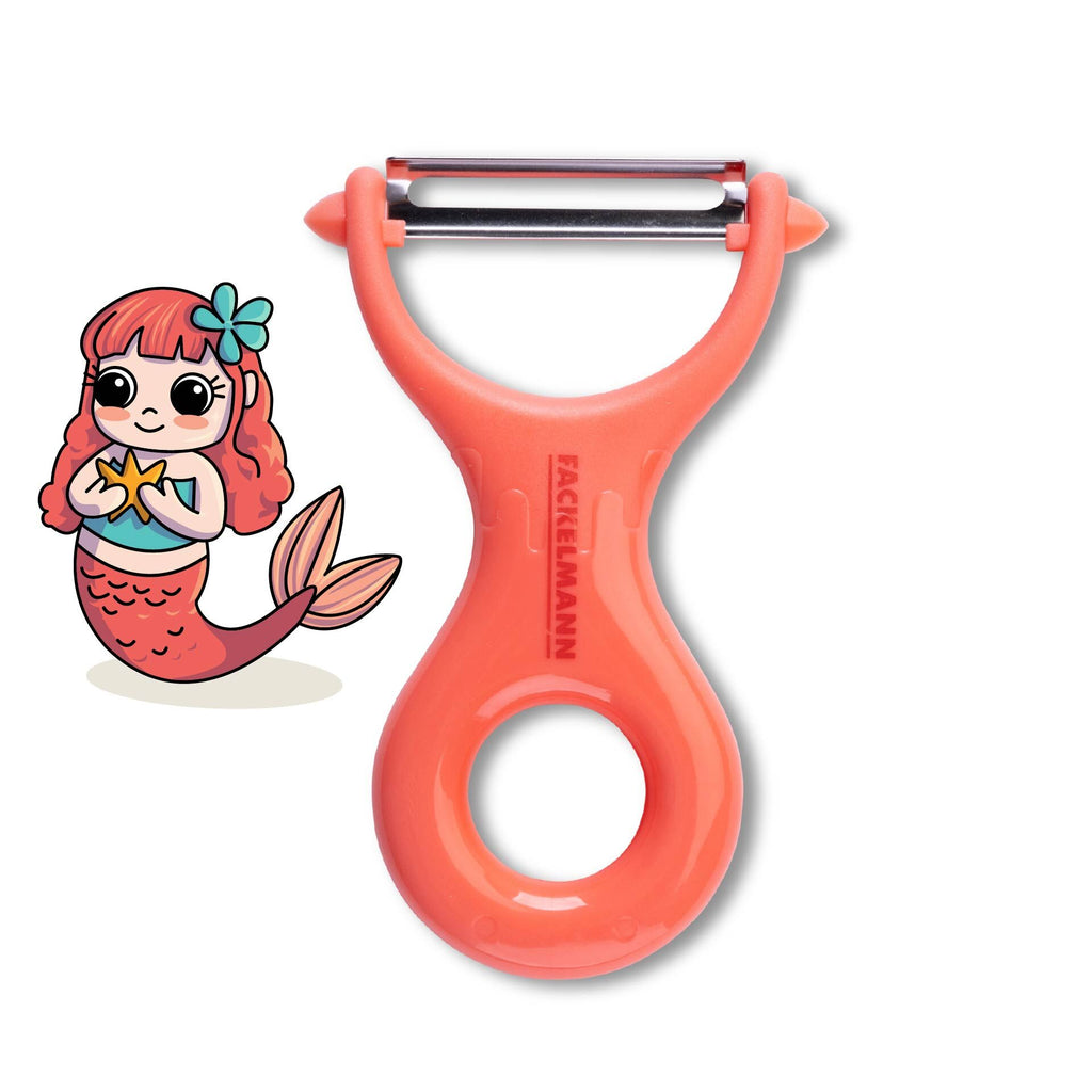 Miniskreller rosa 11,5 cm for barn - Fackelmann detalj av blad
