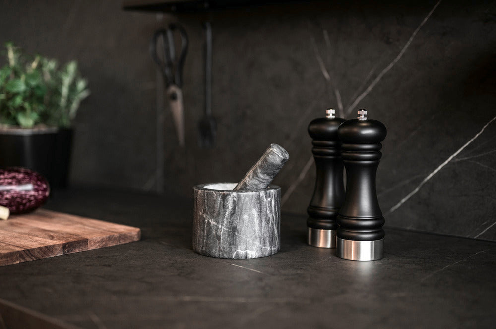 Morter marmor svart med pistill - WENKO oversikt