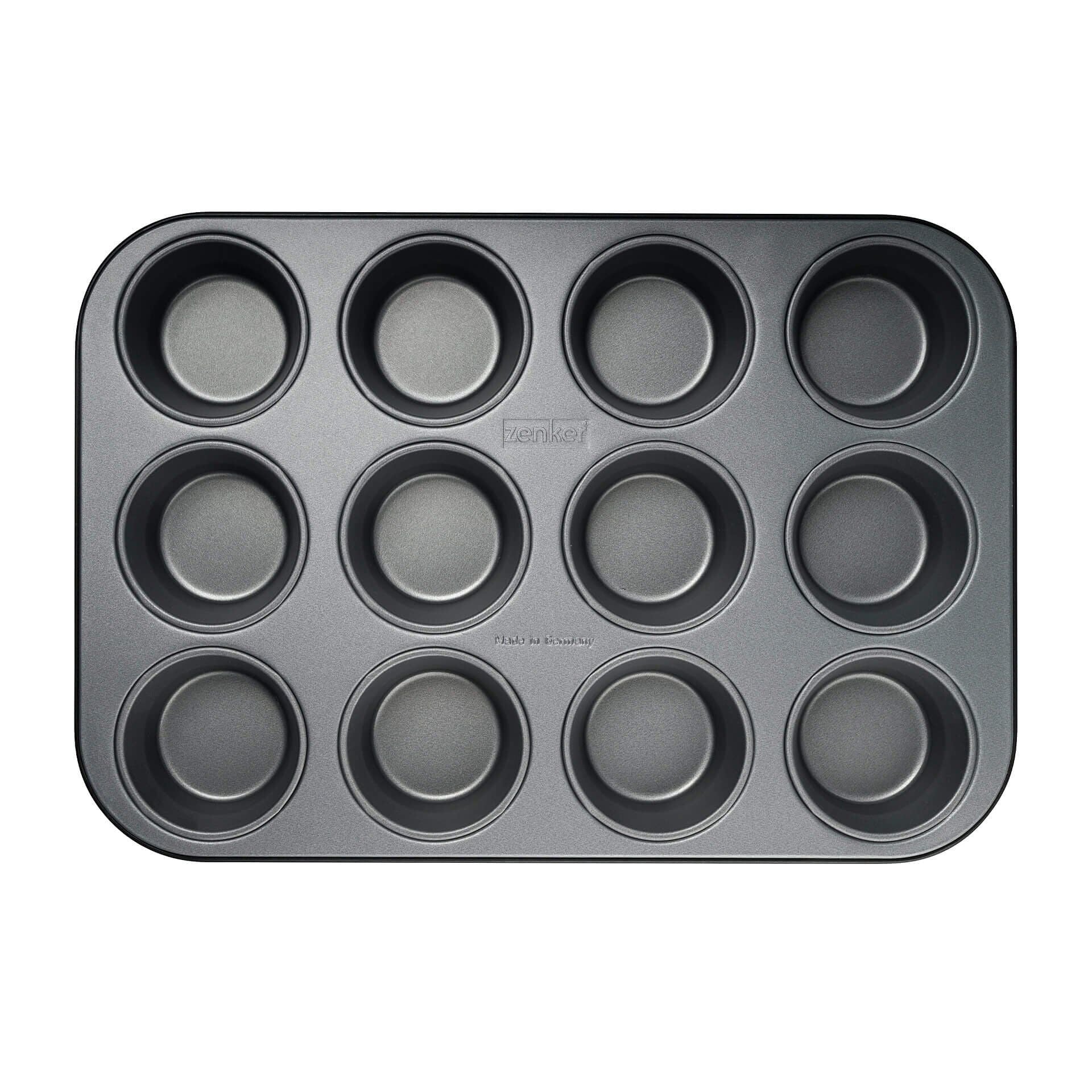 Bakemuffinsform 12 kopper non-stick Energy sett bakside