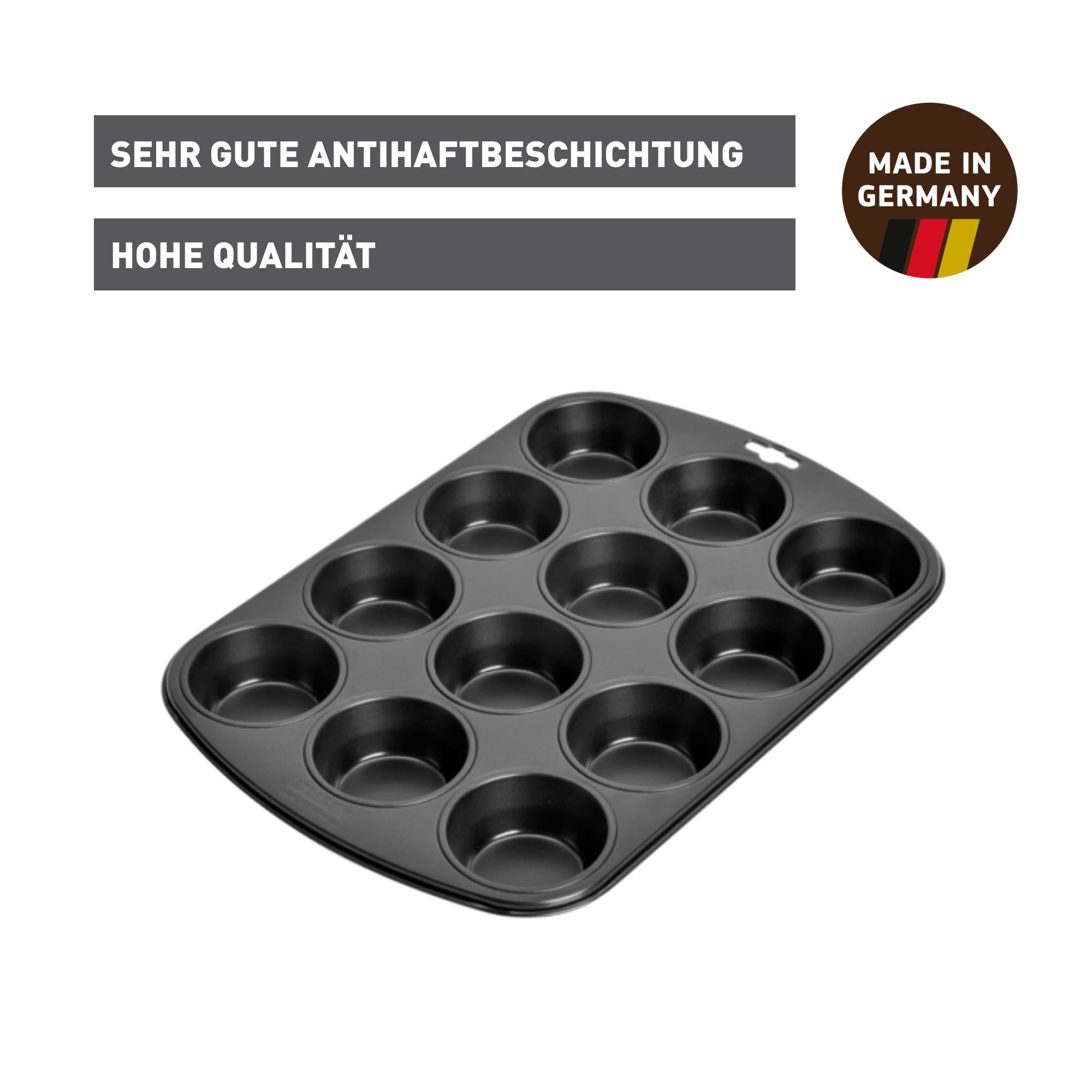 Muffinsform 12 kopper non-stick Inspiration - Kaiser montert i ovn