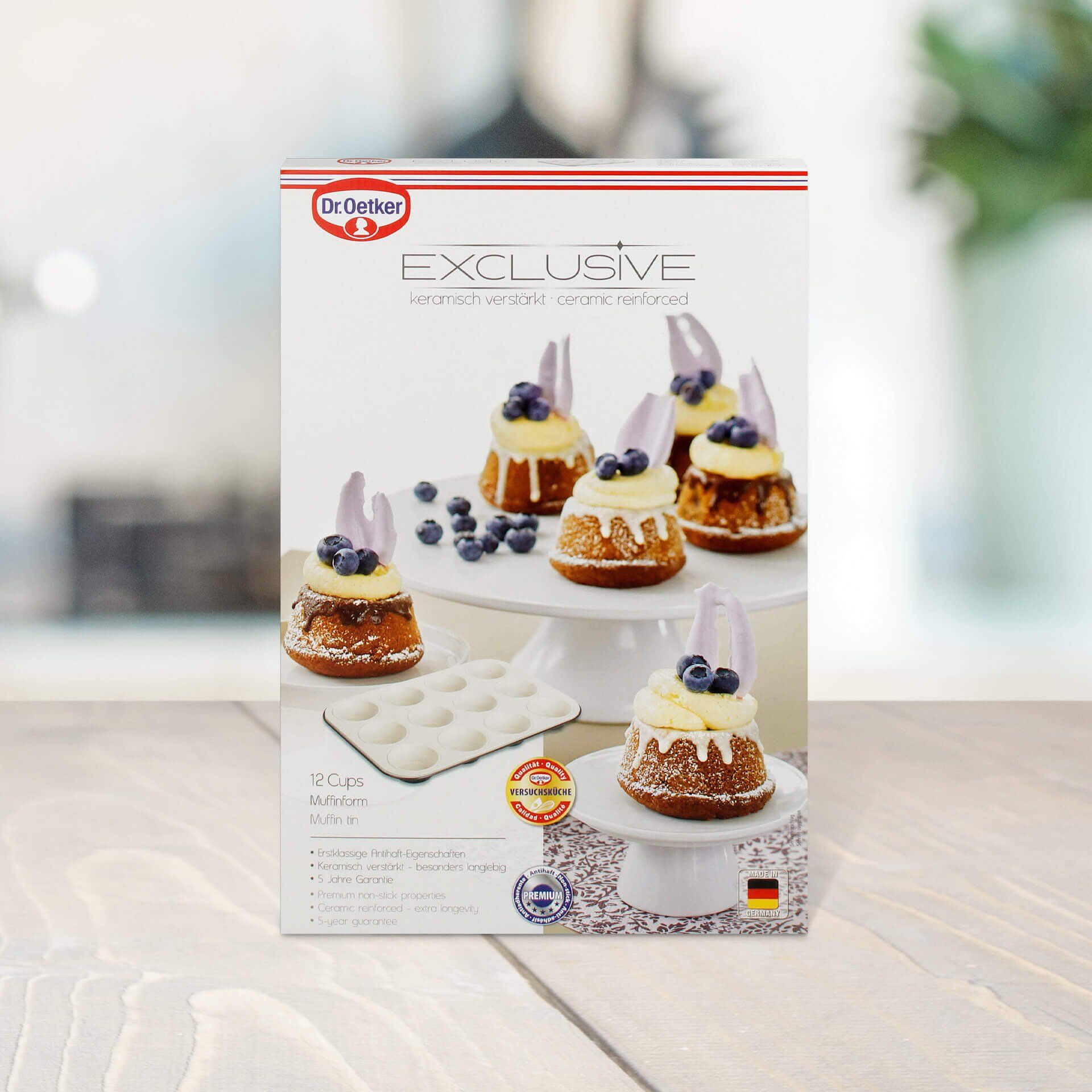 Detalj av non-stick belegg på Muffinsform 12 kopper non-stick keramisk belegg Exclusive - Dr. Oetker