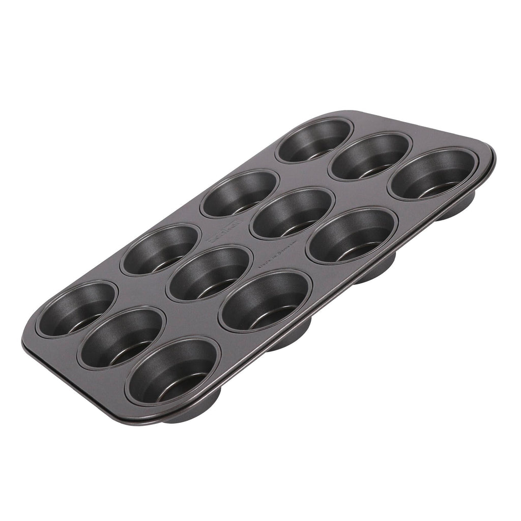 Muffinsform 12 kopper non-stick 38,5x26,5 cm - Zenker forfra