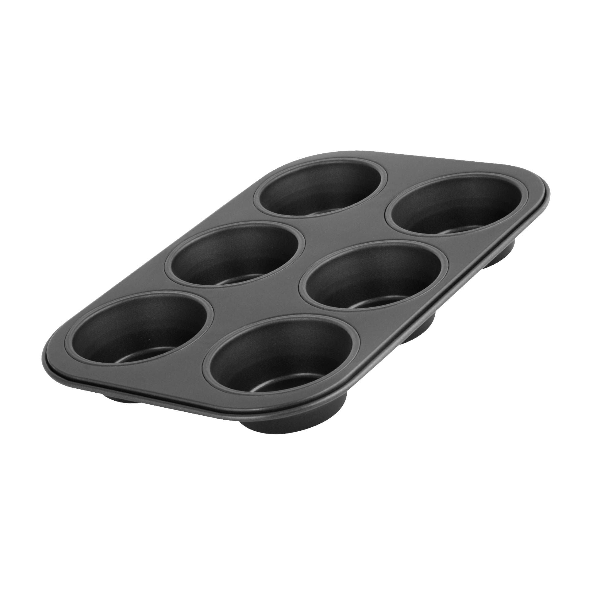 Muffinsform 6 kopper non-stick 28x19 cm forfra