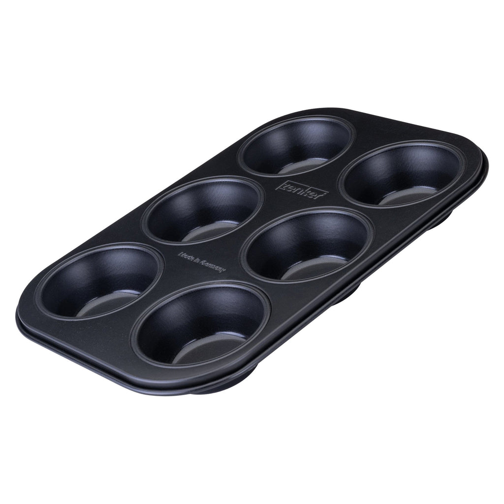 Muffinsform 6 kopper non-stick stål PFAS-fri fra Zenker forfra