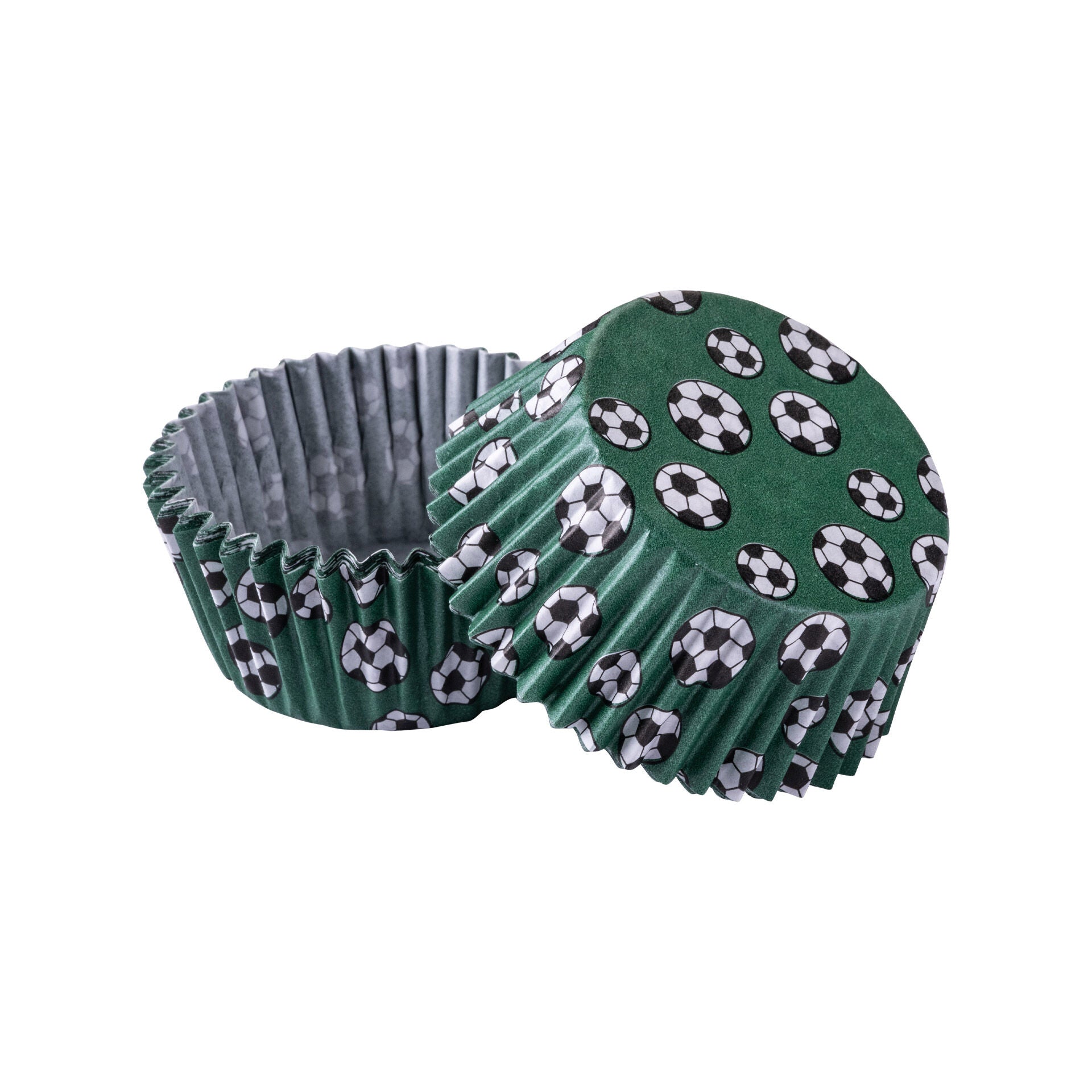 Muffinsformer fotball papir Ø5 cm 50 stk - Zenker forfra