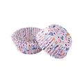 Muffinsformer Happy Birthday papir Ø5 cm fra forfra