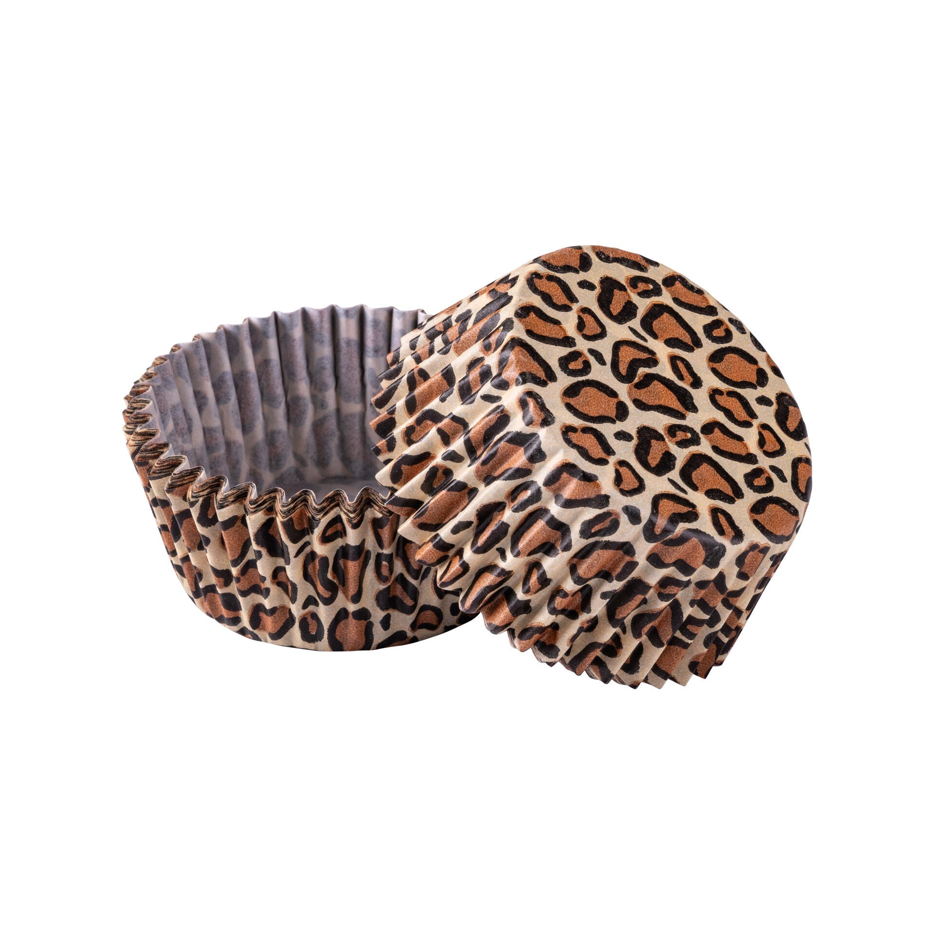 Muffinsformer leopard papir Ø5 cm 50 stk - Zenker forfra