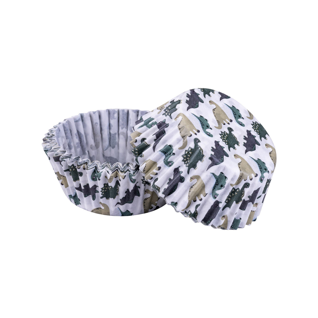 Fargerike muffinsformer papir dinosaur Ø5 cm 50 stk - Zenker forfra
