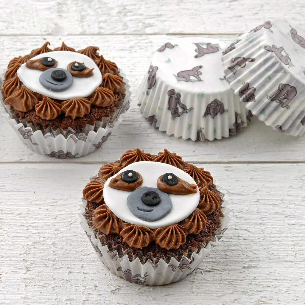 Detalj av muffinsformer papir dovendyr 50 stk Ø5 cm Zenker