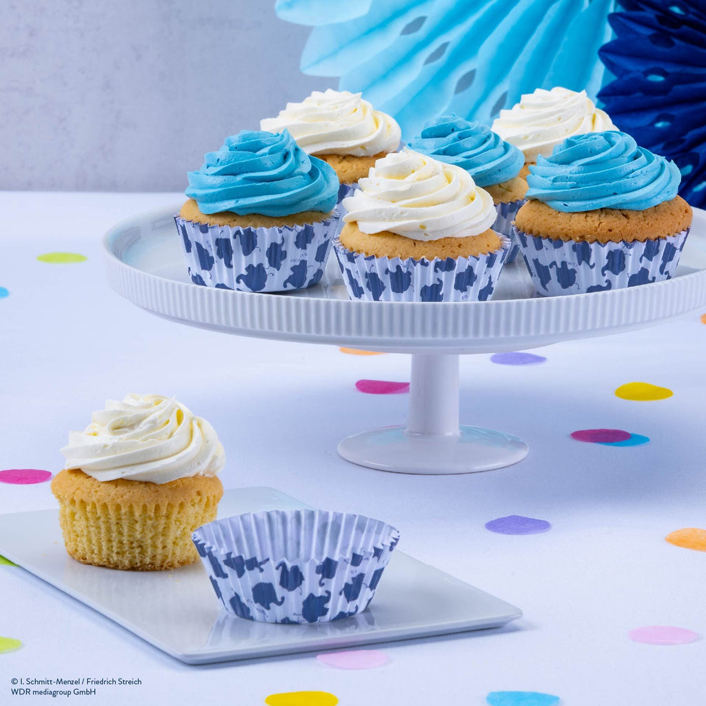 Muffinsformer papir elefant Ø5 cm 50 stk Dr. Oetker bakside