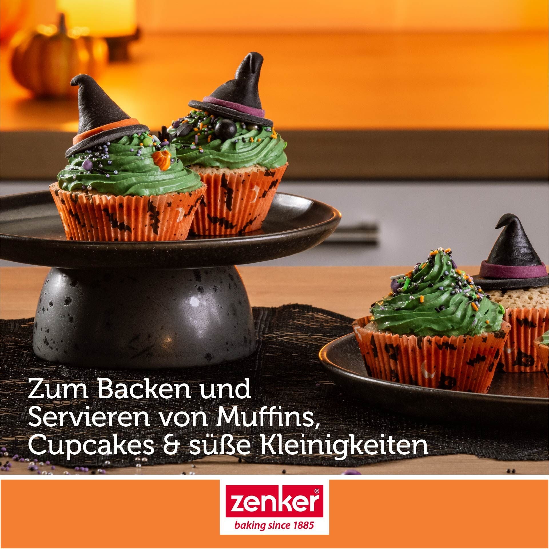 Muffinsformer papir halloween 50 stk - Zenker i ovn
