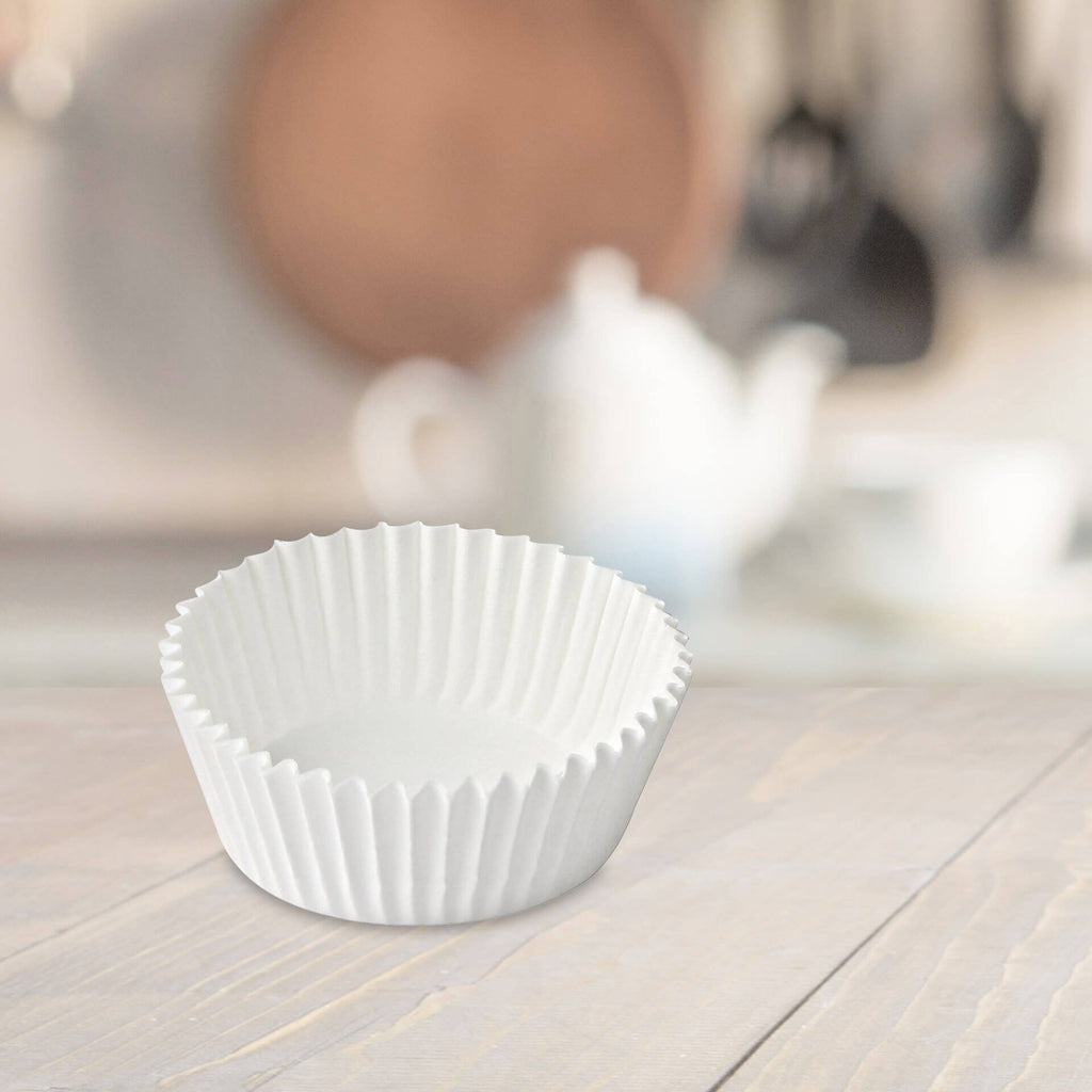 Muffinsformer papir hvit Ø3 cm 180 stk - Dr. Oetker nærbilde