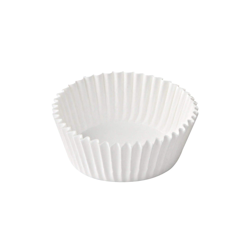 Muffinsformer papir hvit Ø5 cm 150 stk Dr. Oetker forfra