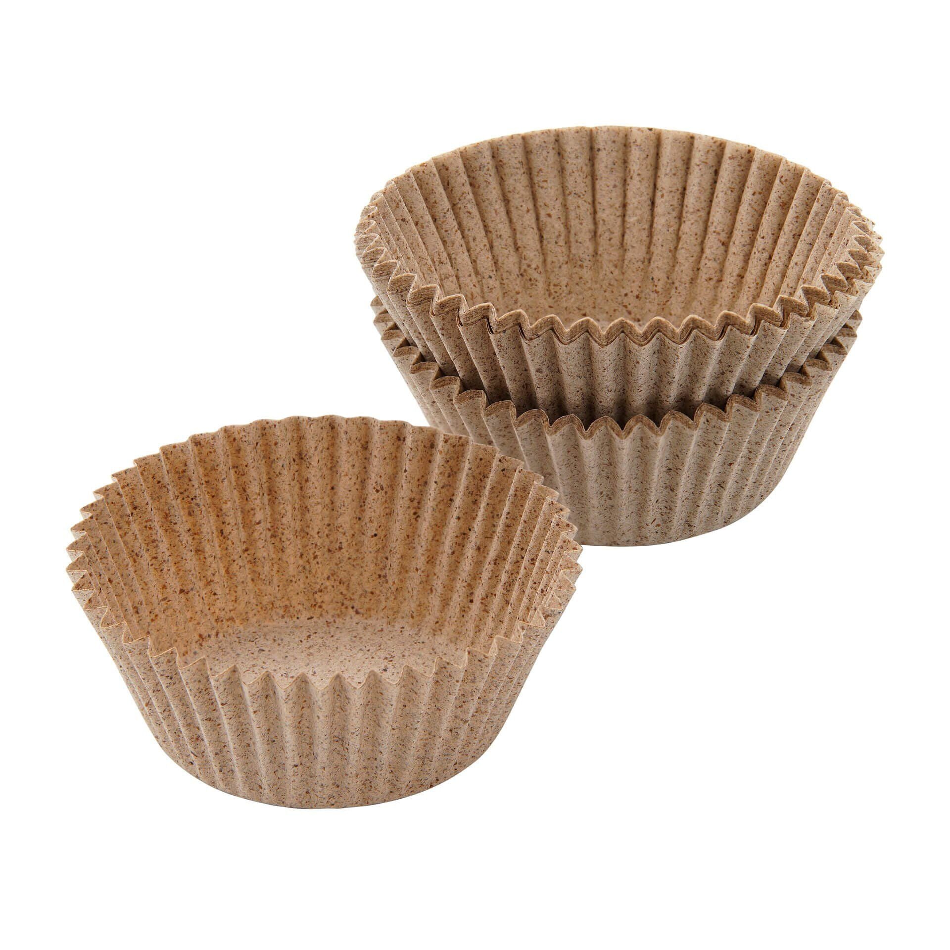 Muffinsformer papir av kakaoskall 40 stk Zenker forfra