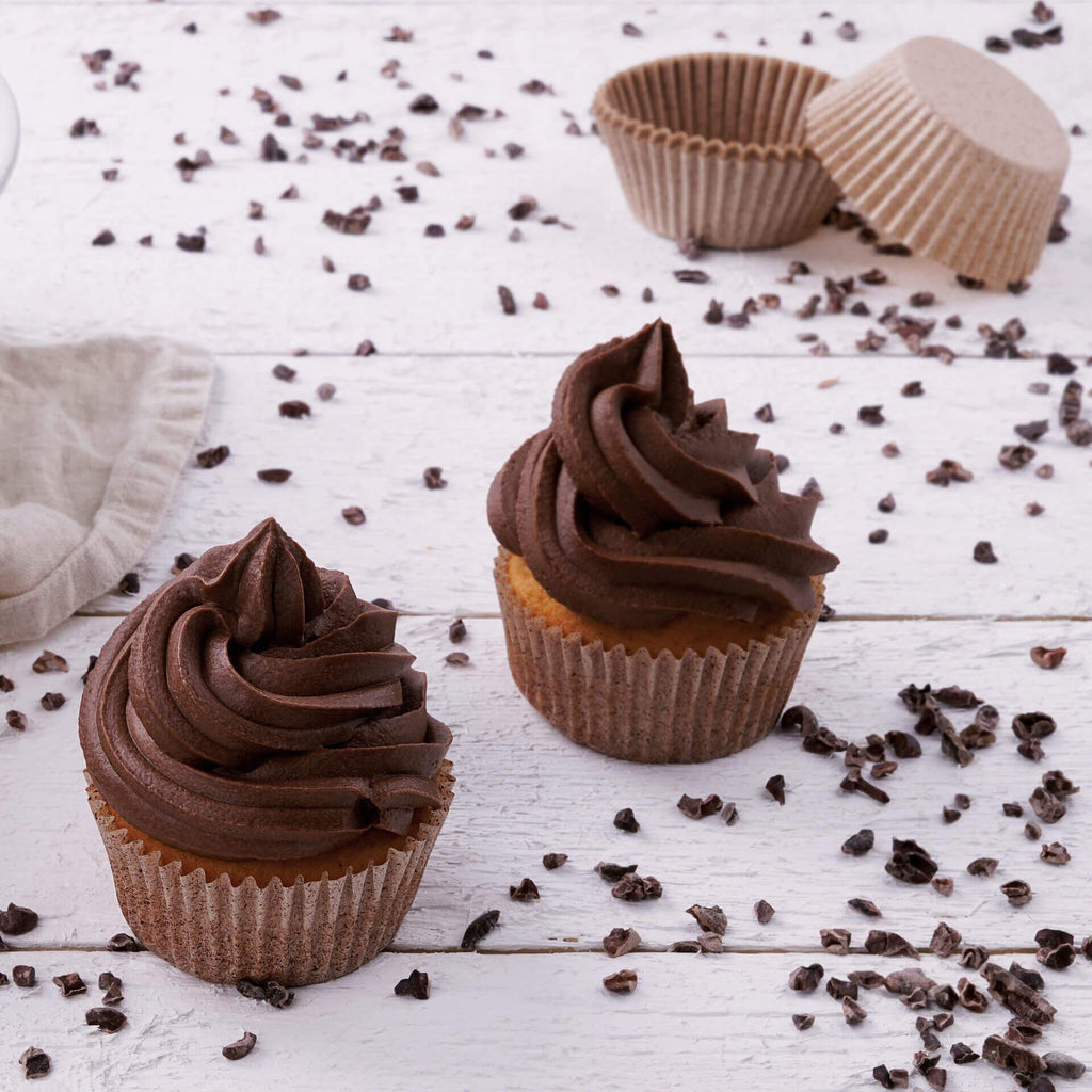 Muffinsformer papir av kakaoskall 40 stk Zenker nærbilde