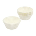 Muffinsformer papir maxi Ø6 cm hvite - Dr. Oetker forfra
