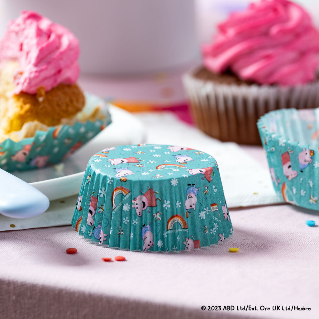 Muffinsformer papir Peppa Pig 50 stk Ø5 cm bakside