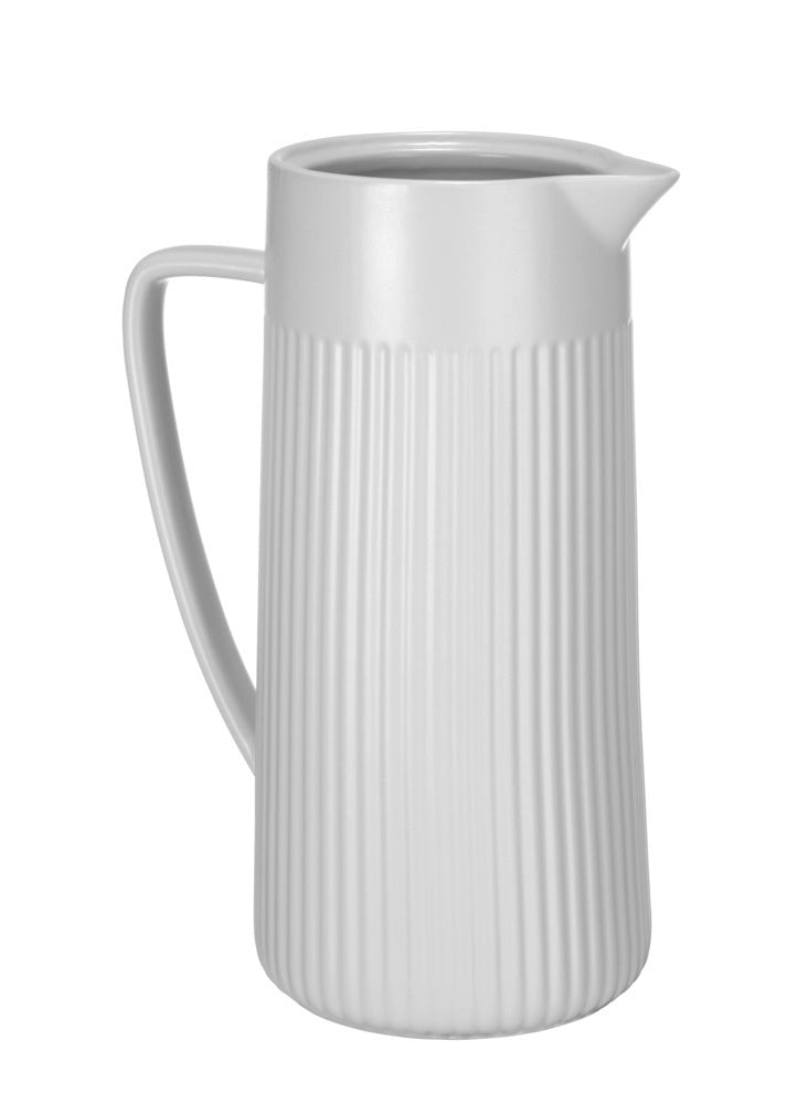 Mugge Refia keramikk hvit 1,25 L forfra