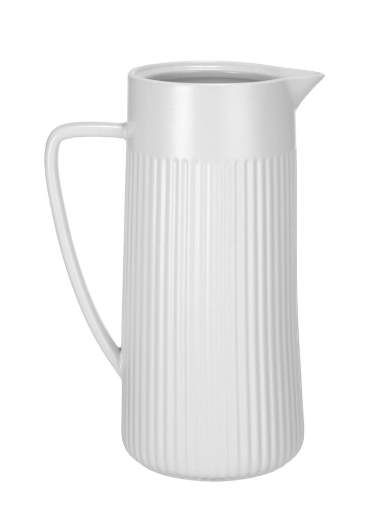 Mugge Refia keramikk hvit 1,25 L bakside