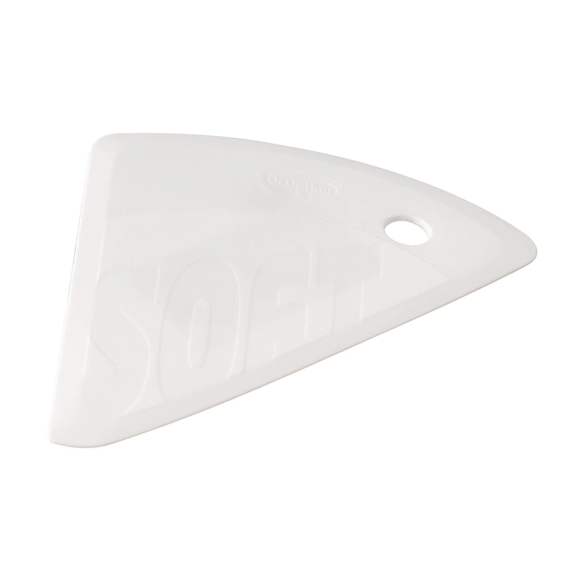 Multifunksjons deigskraper Classic hvit 14,5x11 cm forfra